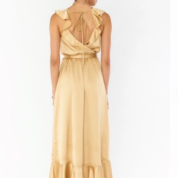 Show Me Your Mumu Samantha Ruffle Wrap Dress NWT $198 - Picture 2 of 5